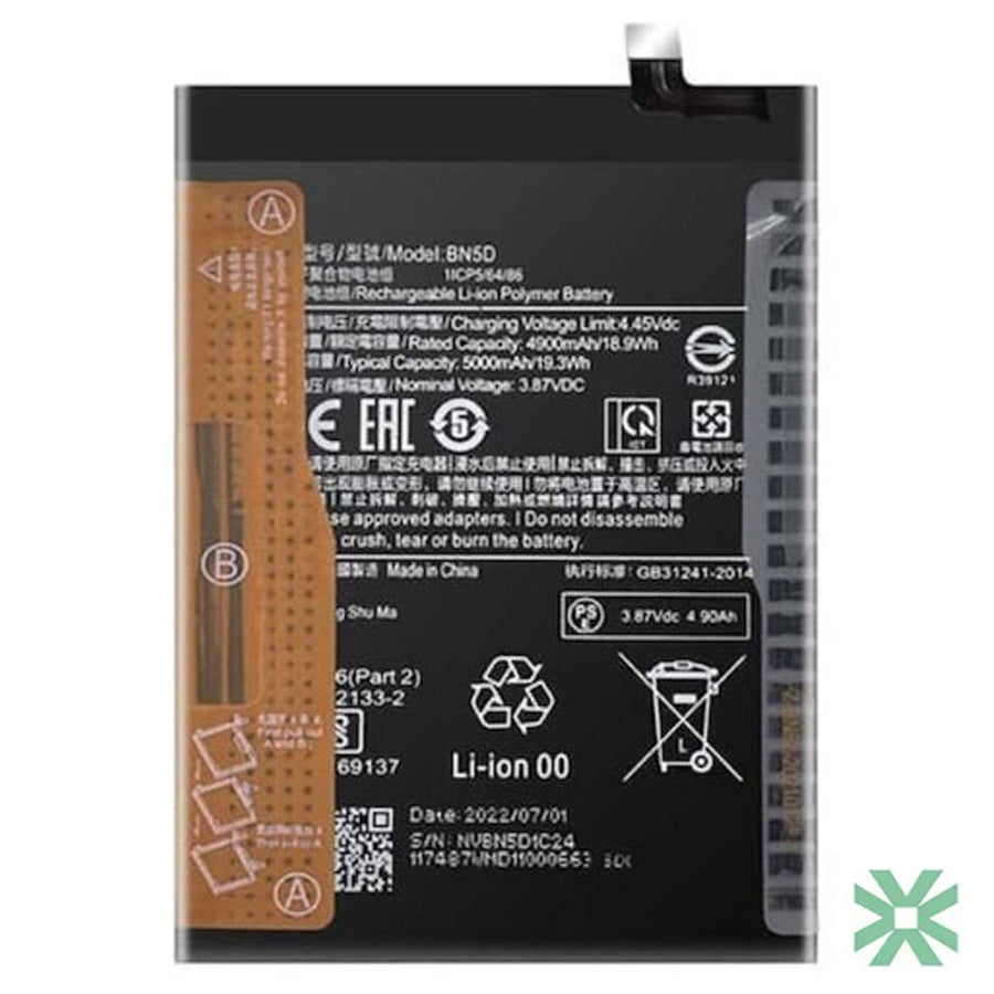 Xiaomi REDMİ Note 11S 5G (22031116BG) Uyumlu Batarya Pil 5000 mAh (BN5D)