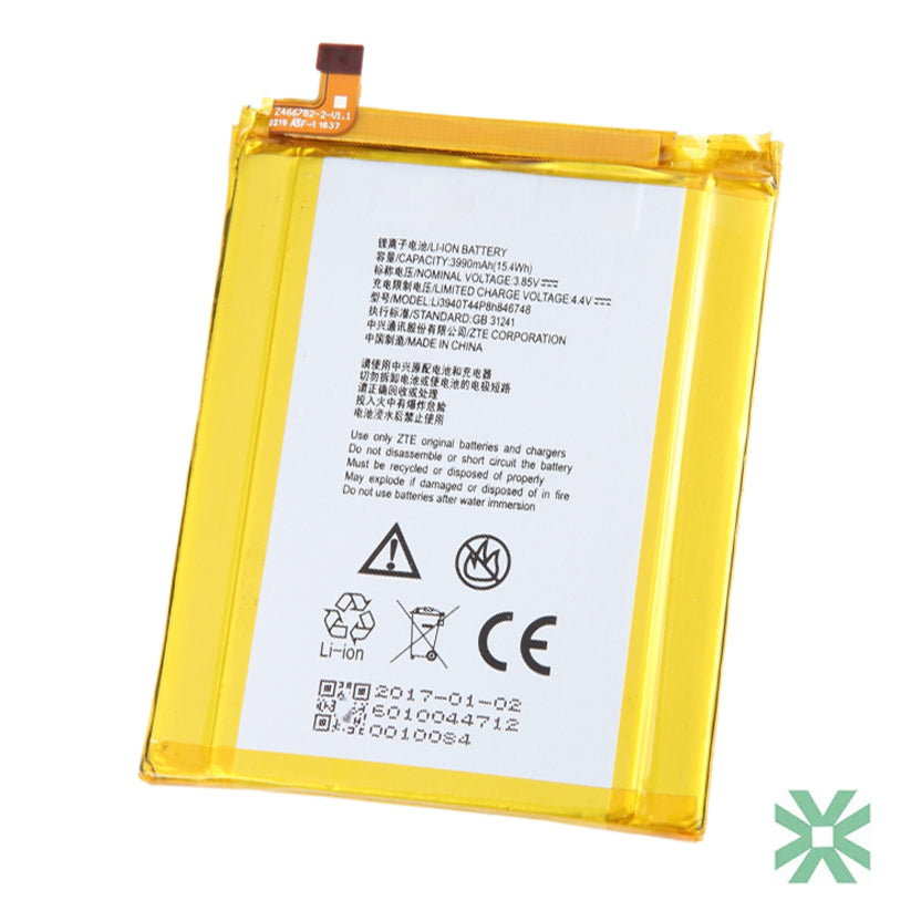 ZTE Axon 7 Max (C2017) Uyumlu Batarya Pil 4100 mAh (Li3940T44P8h907043)