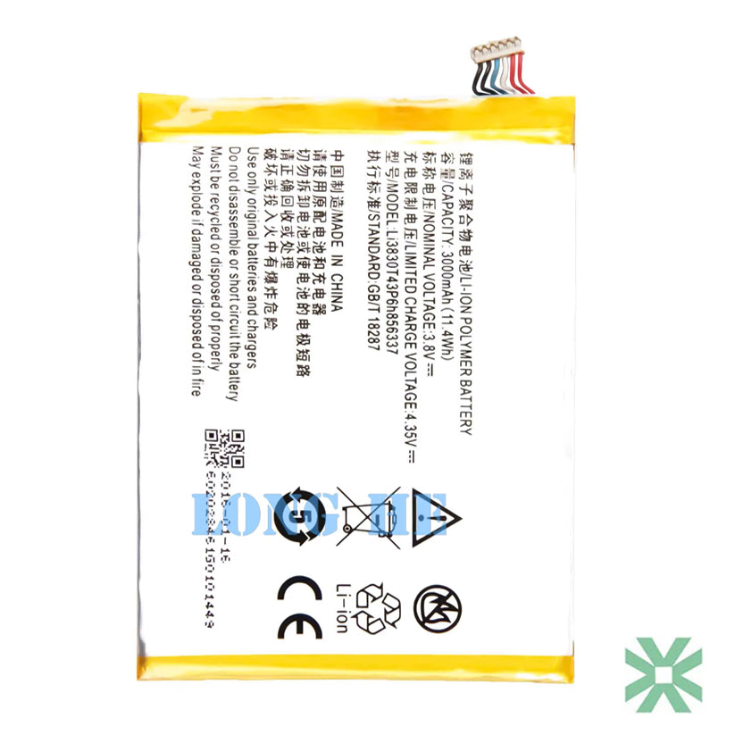 ZTE BLADE X9 Uyumlu Batarya Pil 3000 mAh (Li3830T43P6h856337)
