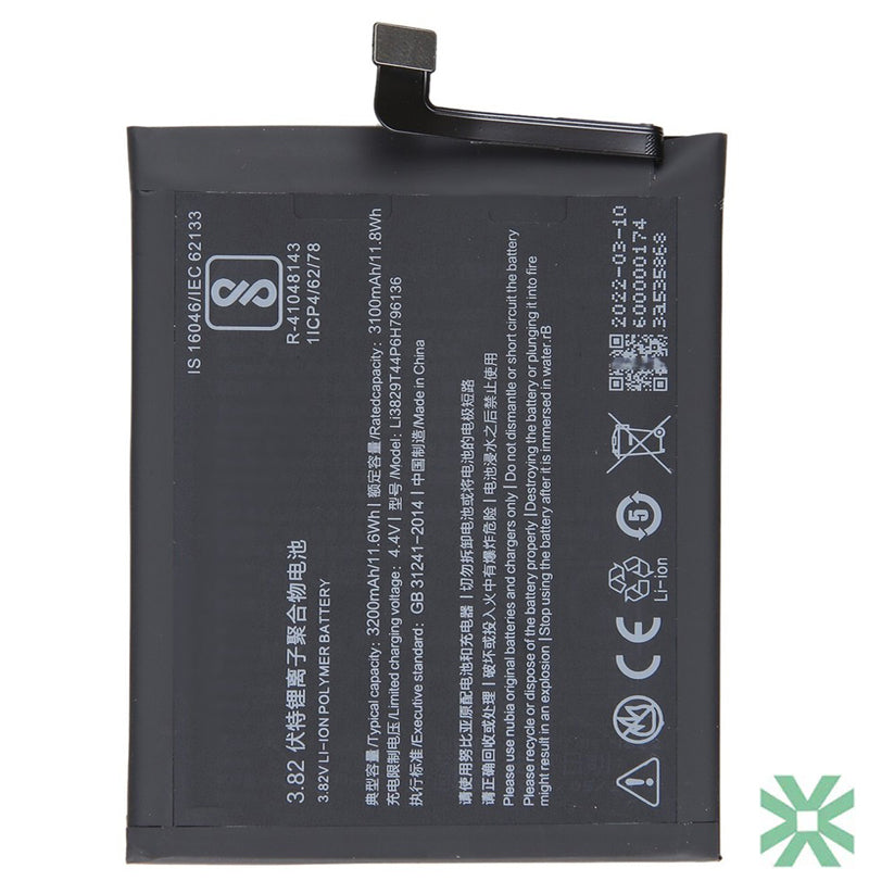 ZTE Nubia Z17 Mini (NX569J) Uyumlu Batarya Pil 2950 mAh (Li3932T44P6h796137)