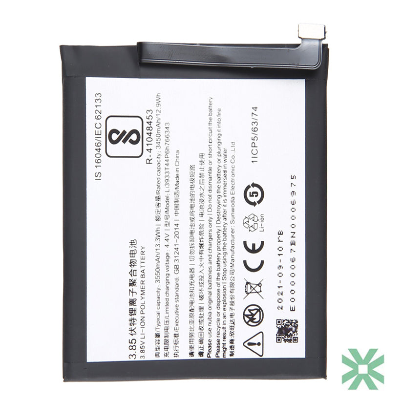 ZTE Nubia Z18 (NX606J) Uyumlu Batarya Pil 3450 mAh (Li3933T44P6h766343)