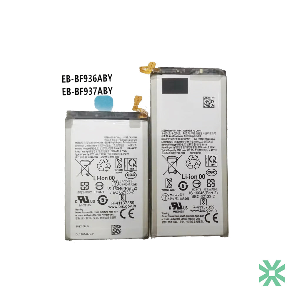 Samsung Galaxy Z Fold 4 SM-F936B ( 2 Bataryalı ) Uyumlu Batarya Pil EB-BF937ABY 2340 mAh