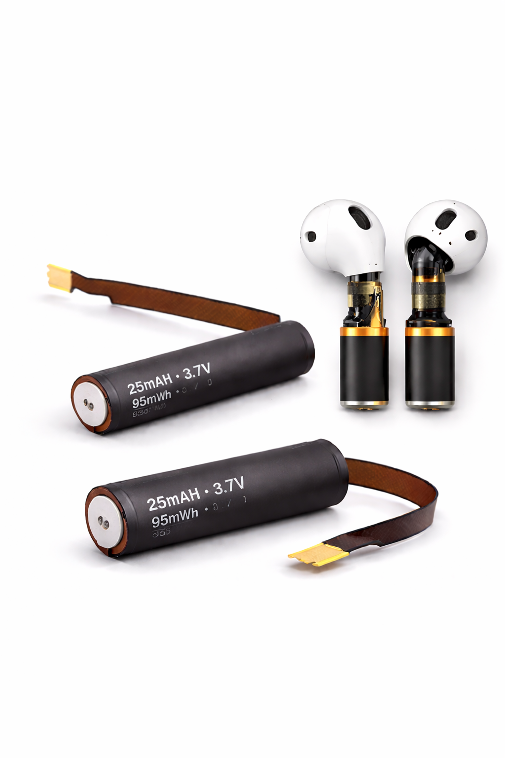 AirPods 1. nesil ve 2. nesil Bluetooth Kulaklık Batarya Pil 25 mAh