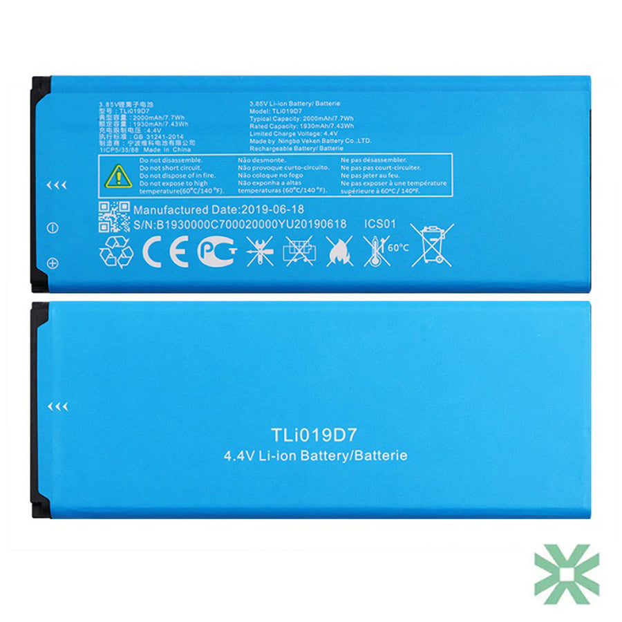 Alcatel 1 2019 (5033f) Uyumlu Batarya Pil  2000 mAh (TLi019D7)