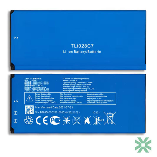 Alcatel 1B 2020 (5002D) Uyumlu Batarya Pil  3000 mAh (TLi028C1, TLi028C7)