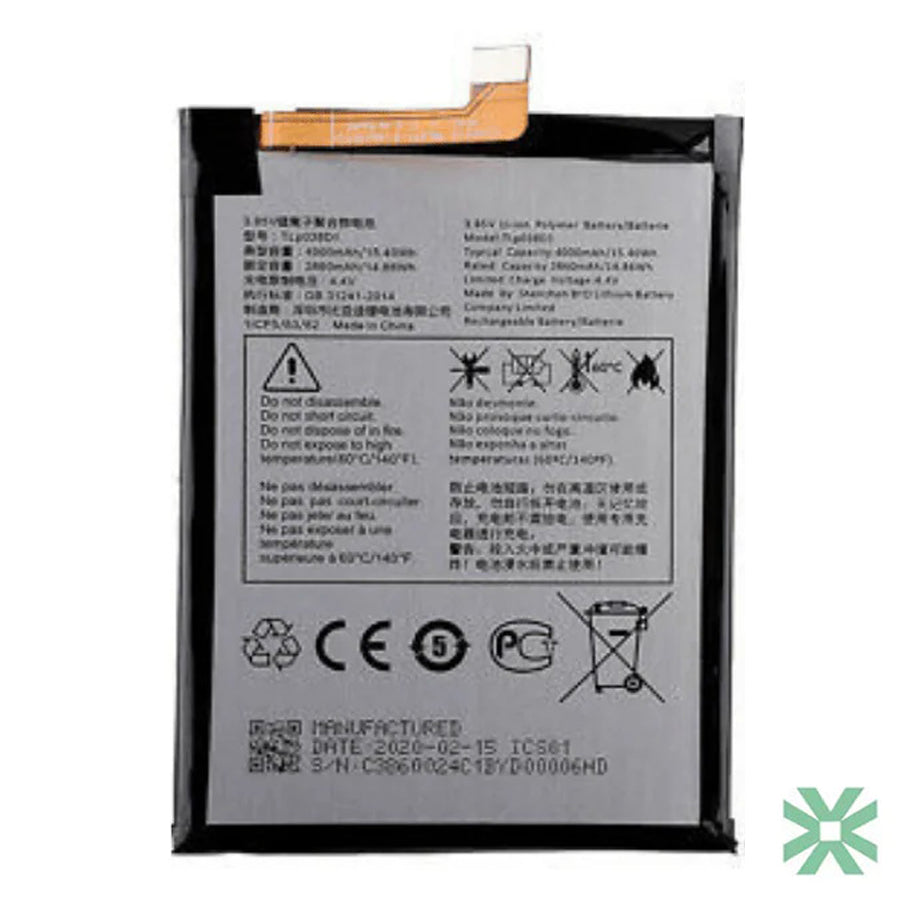 Alcatel 1V 2020 (5007U) Uyumlu Batarya Pil  4000 mAh (TLp038D1 )