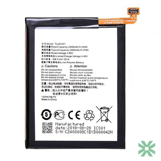 Alcatel 1X (5059) Uyumlu Batarya Pil  2460 mAh (TLP024C7)
