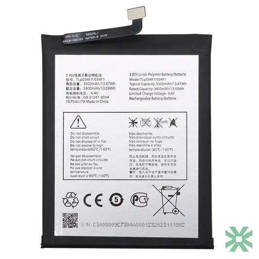 Alcatel 3 2019 (5053D) Uyumlu Batarya Pil  3500 mAh (TLP034F1 - TLP034F7)