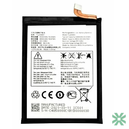 Alcatel 3X 2020 (5061U) Uyumlu Batarya Pil  5000 mAh (TLp048A1 - TLp048A7)
