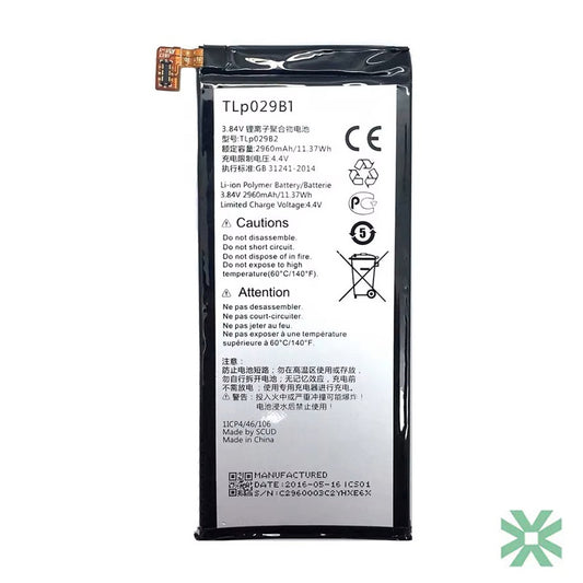 Alcatel Flash Plus 2 (FL02) Uyumlu Batarya Pil  3000 mAh (TLp029B1)