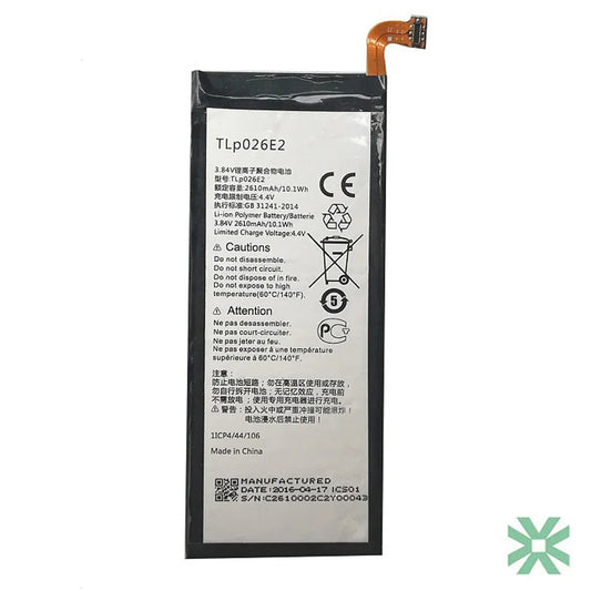 Alcatel Idol 4 (OT-6055) Uyumlu Batarya Pil 2610 mAh (TLp026EJ)