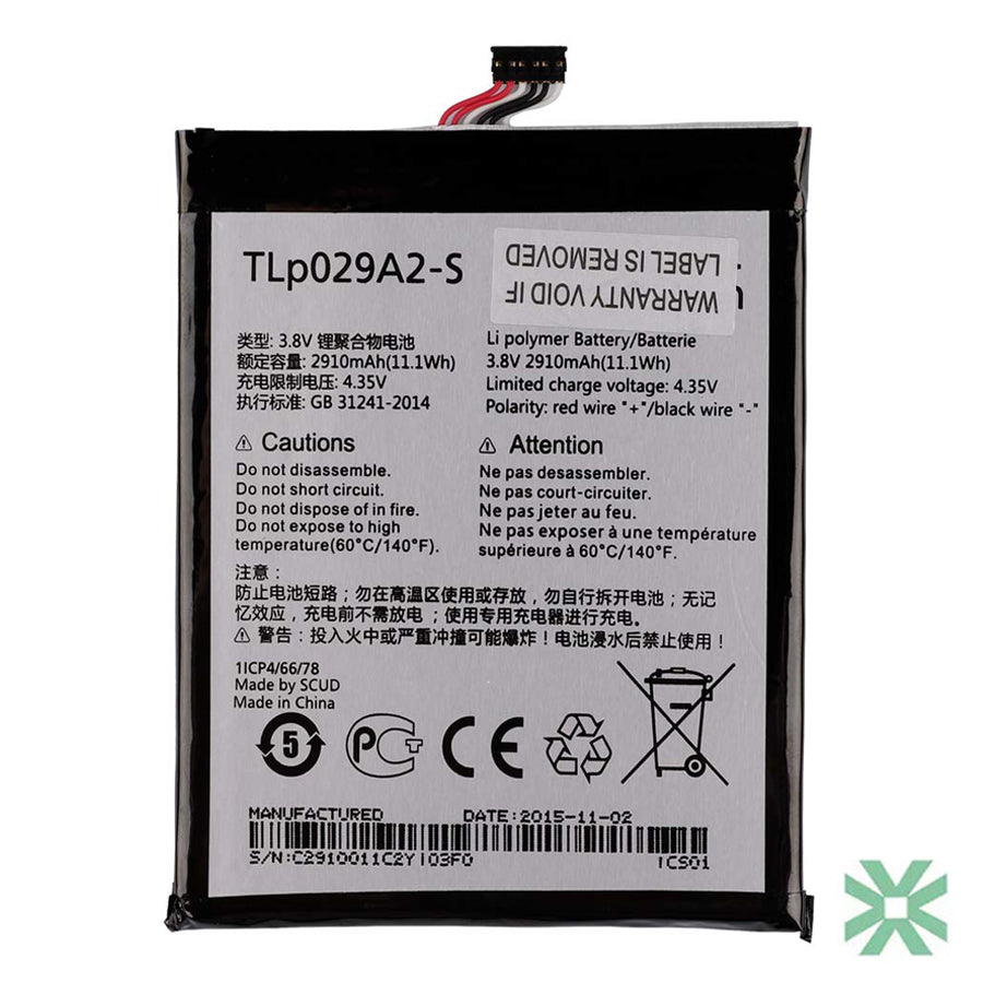 Alcatel OneTouch Idol 3 5.5 (6045O) Uyumlu Batarya Pil 2910 mAh (TLp029A2-S)