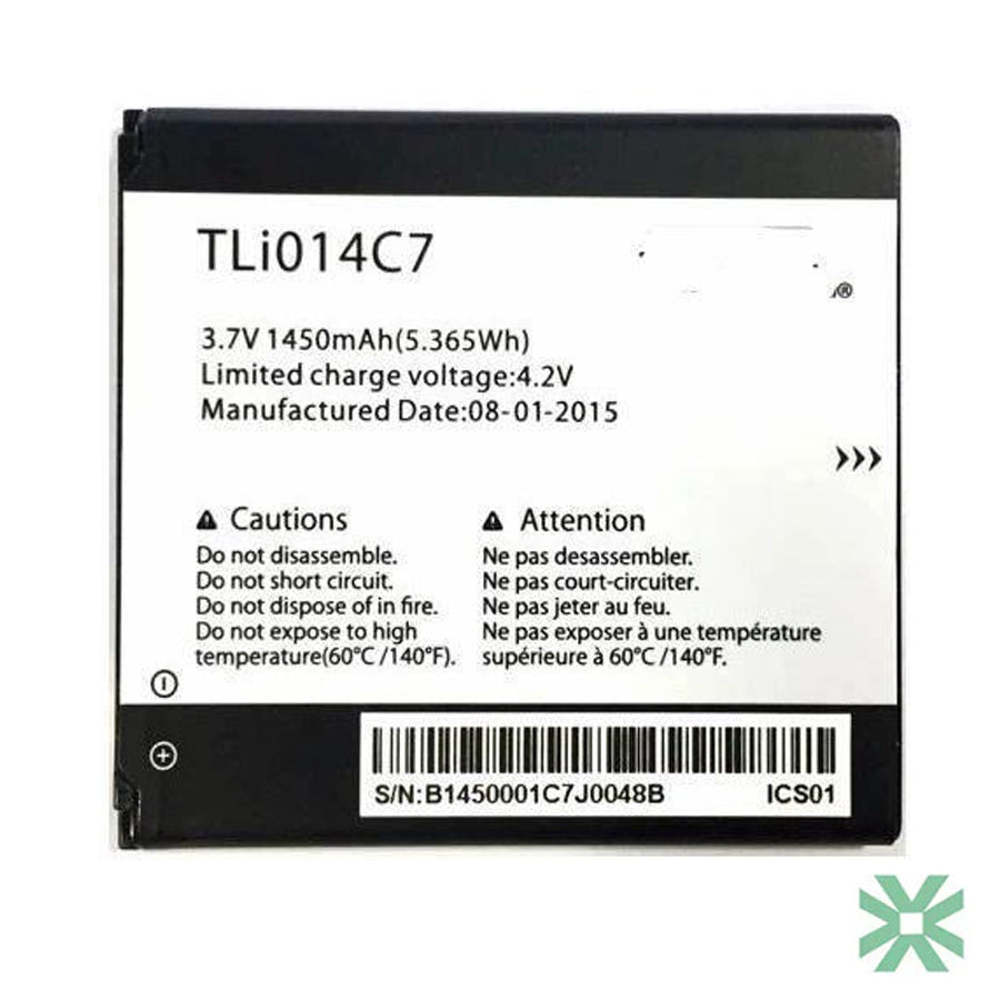 Alcatel OneTouch Idol Pixi First (4024D) Uyumlu Batarya Pil  1450 mAh (TLi014C7)