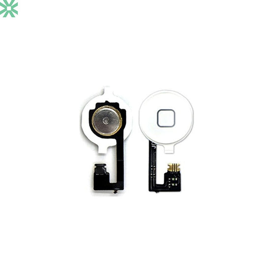 Apple iPhone 4S A1386 Orta Tuş Filmi Flex - Beyaz