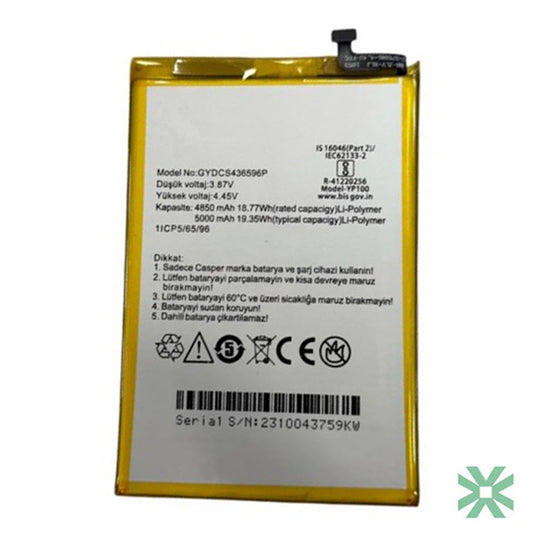 Casper Via A40 Uyumlu Batarya Pil 5000 mAh