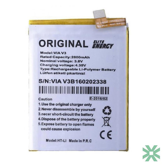 Casper Via V3 Uyumlu Batarya Pil 2800 mAh (V3B160202338)