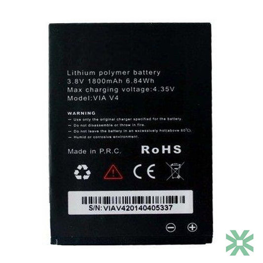 Casper Via V4 Uyumlu Batarya Pil  1800 mAh (VIAV420140405337)