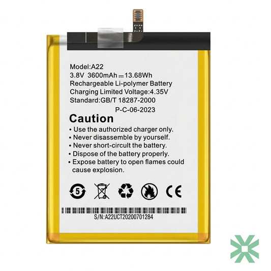 Hiking A22 Uyumlu Batarya Pil  3600 mAh