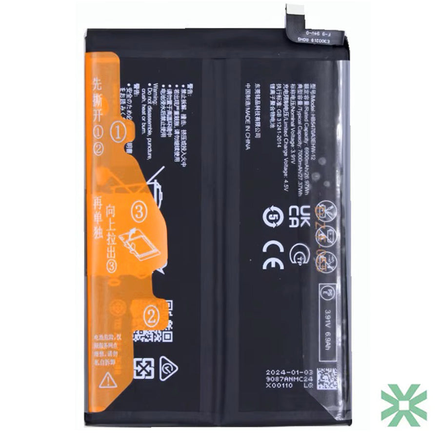 Huawei Enjoy 60X (STG-AL00) Uyumlu Batarya Pil 7000 mah (HB5470A3EHW)