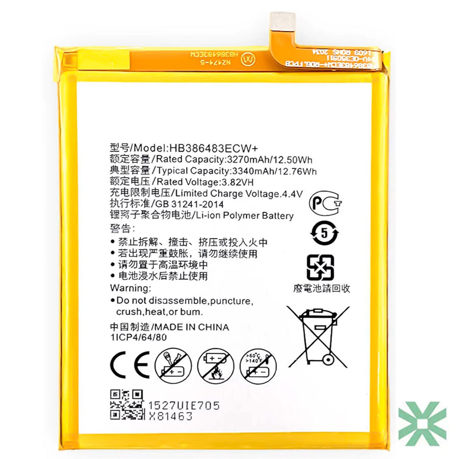 Huawei HONOR 6X (BLN-AL10) Uyumlu Batarya Pil + 3340 mAh ( HB386483ECW)