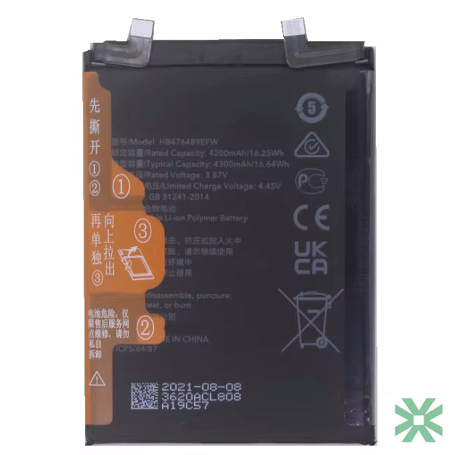 Huawei Maimang 9 (TNN-AN00) Uyumlu Batarya Pil  4300 mAh (HB476489EFW)