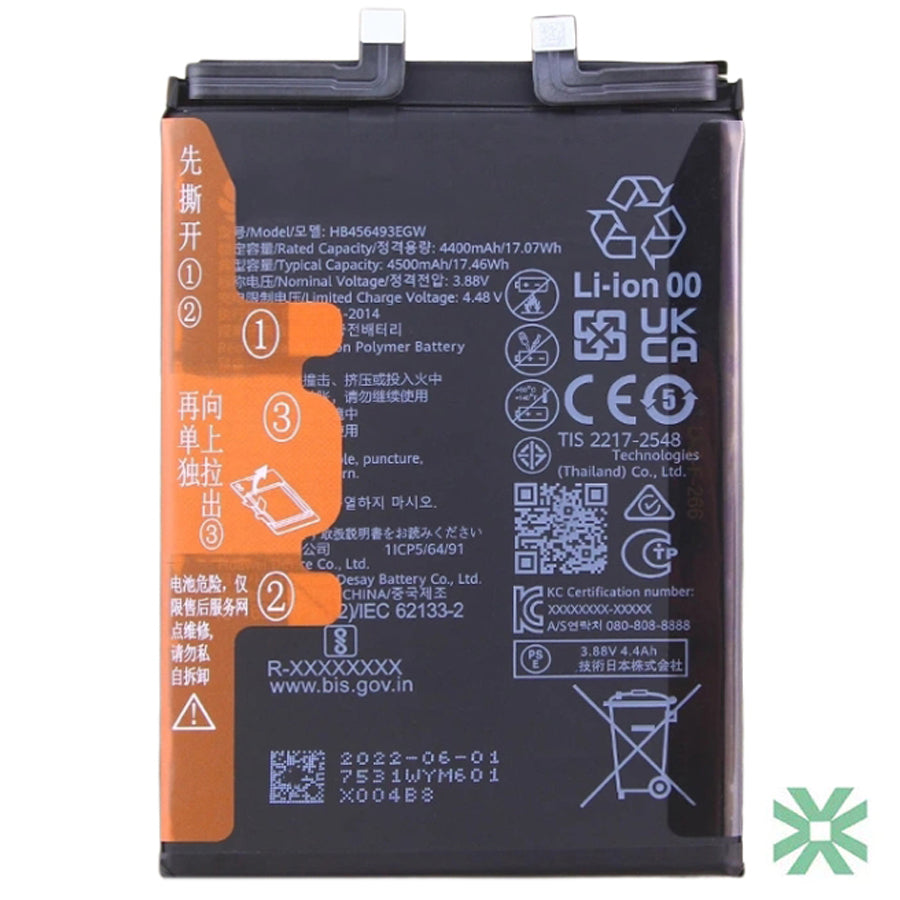Huawei Nova 12S (FOA-LX9) Uyumlu Batarya Pil  4500 mAh HB456493EGW