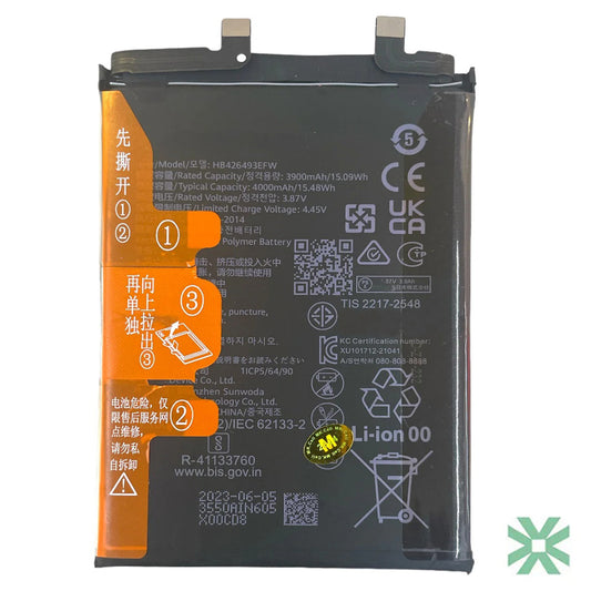 Huawei Nova 9 Pro (RTE-AL00) Uyumlu Batarya Pil 4000 mAh HB426493EFW