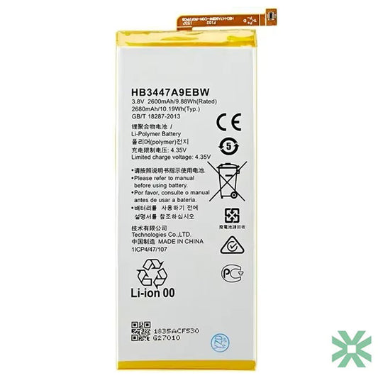 Huawei P8 (GRA-L09) Uyumlu Batarya Pil  2680 mAh HB3447A9EBW