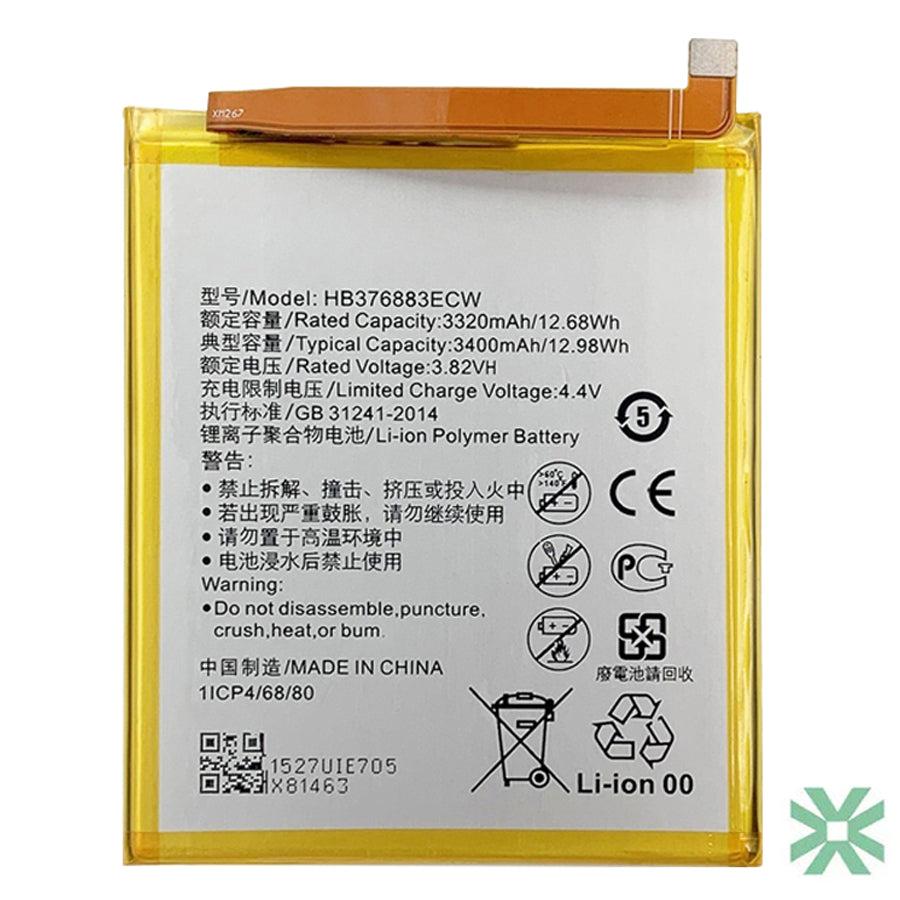 Huawei P9 Plus (VIE-L29) Uyumlu Batarya Pil  3400 mAh HB376883ECW