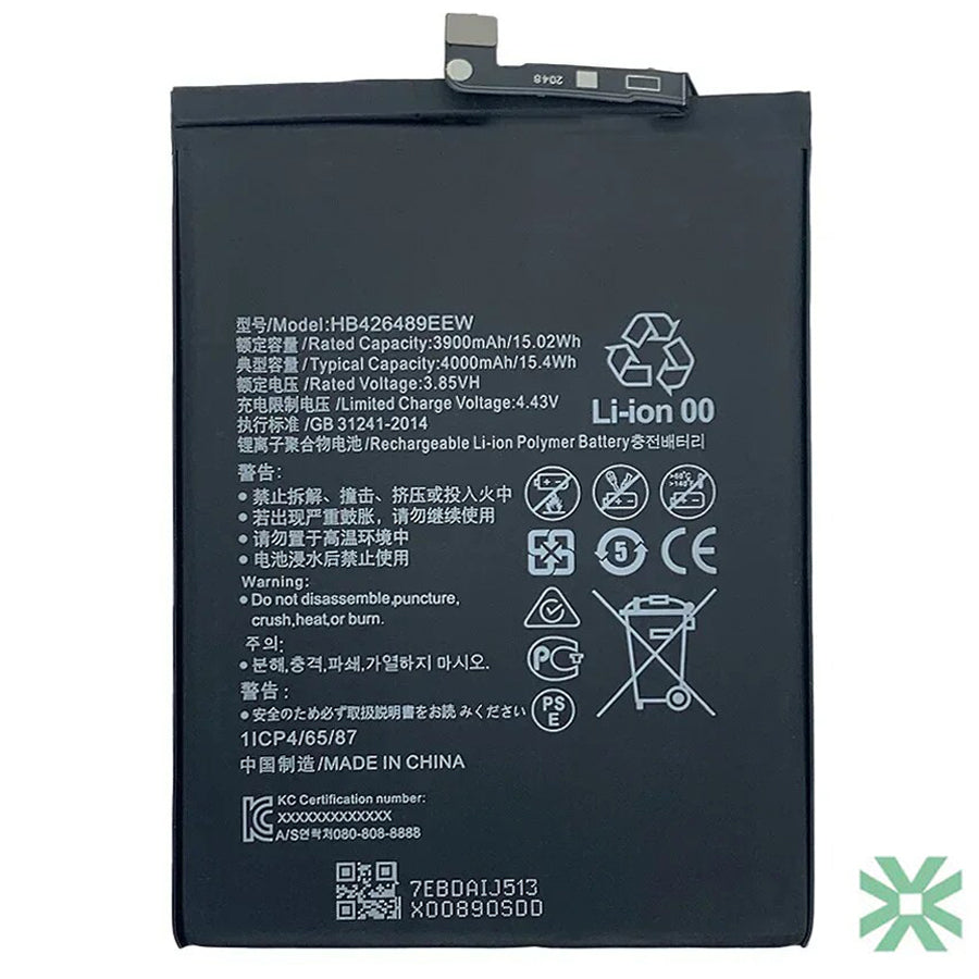 Huawei P Smart S (AQM-LX1) Uyumlu Batarya Pil  4000 mAh HB426489EEW