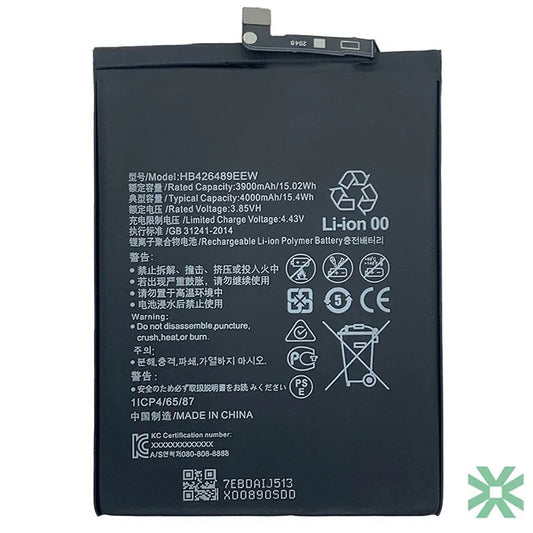 Huawei P Smart S (AQM-LX1) Uyumlu Batarya Pil  4000 mAh HB426489EEW
