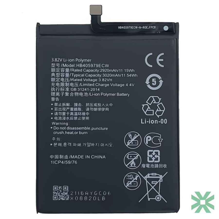 Huawei Y6 PRO 2019 (MRD-LX2) Uyumlu Batarya Pil  3020 mAh (HB405979ECW)