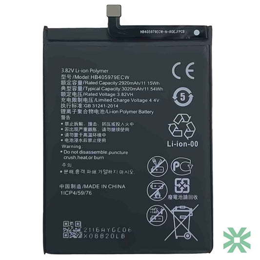Huawei Y6 S (JAT-L41)) Uyumlu Batarya Pil 3020 mAh (HB405979ECW)
