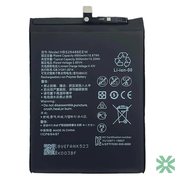 Huawei Y7A (PPA-LX2) Uyumlu Batarya Pil  5000 mAh HB526488EEW