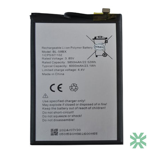 Infinix HOT 12 Play (X6816) Uyumlu Batarya Pil  6000 mAh (BL-58BX)