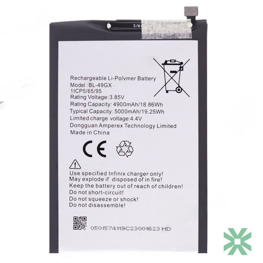 Infinix HOT 12 (X6817) Uyumlu Batarya Pil  5000 mAh (BL-49LX)