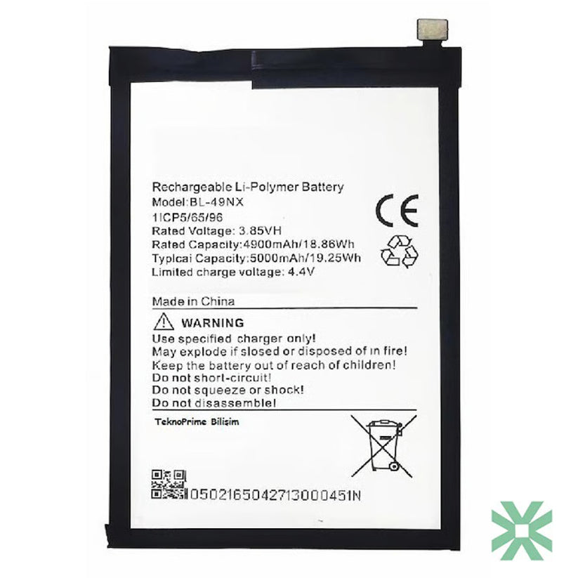 Infinix HOT 30i (X669) Uyumlu Batarya Pil  5000 mAh (BL-49NX)