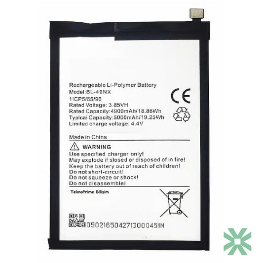 Infinix HOT 30i (X669) Uyumlu Batarya Pil  5000 mAh (BL-49NX)