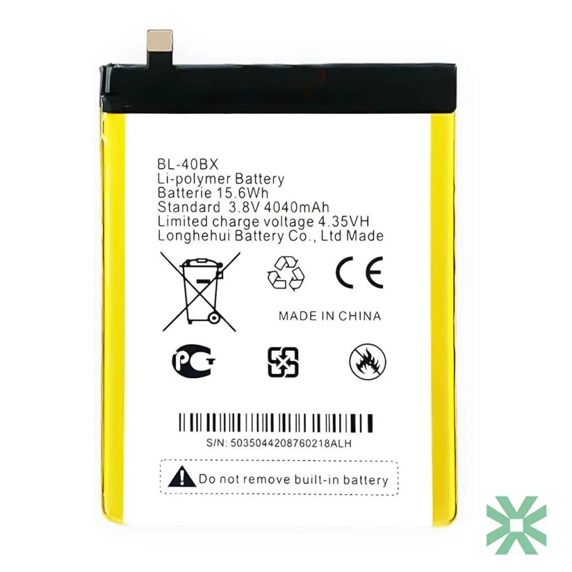 Infinix NOTE 2 (X600) Uyumlu Batarya Pil  4040 mAh (BL-40BX)