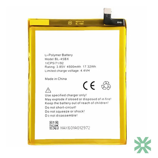 Infinix NOTE 3 Pro (X537) Uyumlu Batarya Pil  4500 mAh (BL-45BX)