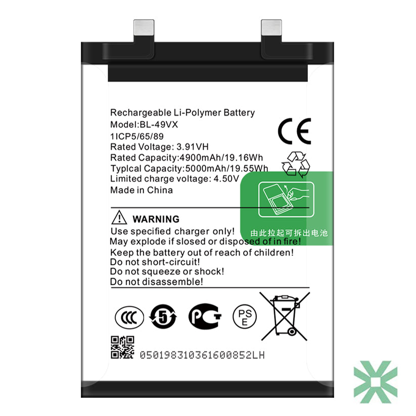 Infinix NOTE 40 Pro 5G (X6851) Uyumlu Batarya Pil  5000 mAh (BL-49VX)