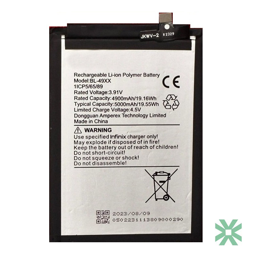Infinix NOTE 40 (X6853) Uyumlu Batarya Pil  5000 mAh (BL-49XX)