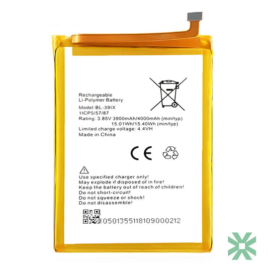 Infinix NOTE 5 Stylus (X605) Uyumlu Batarya Pil  4000 mAh (BL-39IX)