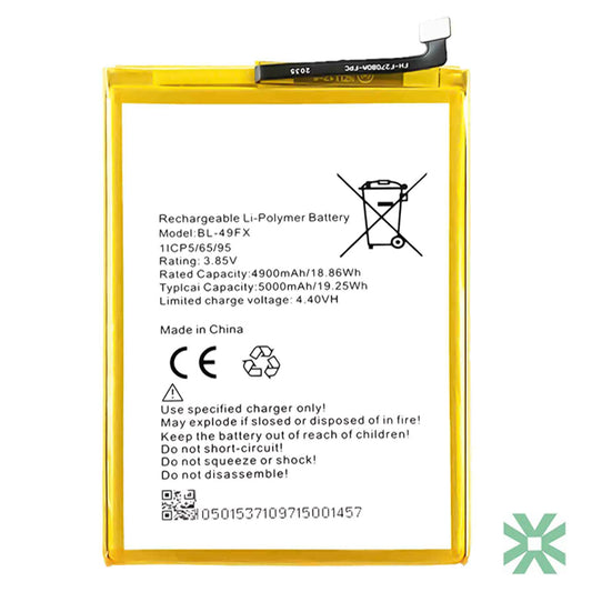 Infinix Smart 5 (X657B) Uyumlu Batarya Pil  5000 mAh (BL-49FX)
