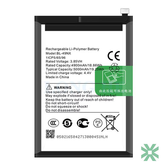 Infinix Smart 9 (X6532) Uyumlu Batarya Pil  5000 mAh (BL-49NX)