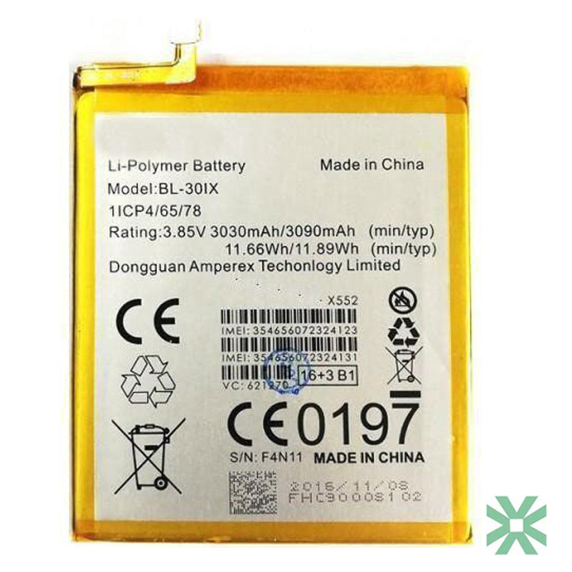 Infinix ZERO 3 (X552) Uyumlu Batarya Pil  3030 mAh (BL-30iX)