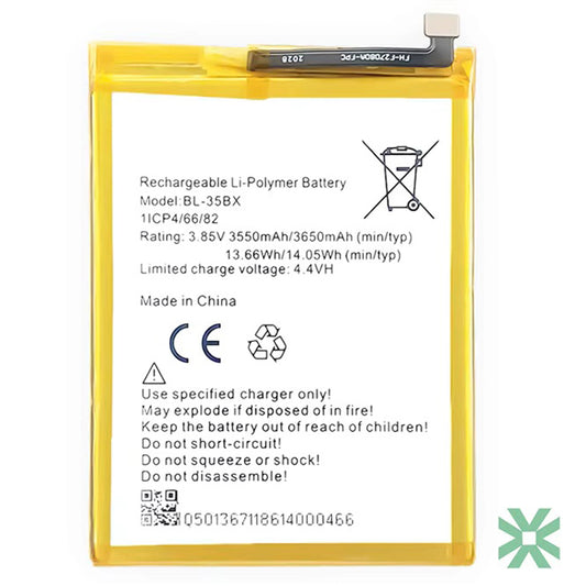 Infinix ZERO 6 Pro (X620B) Uyumlu Batarya Pil  3650 mAh (BL-35BX)