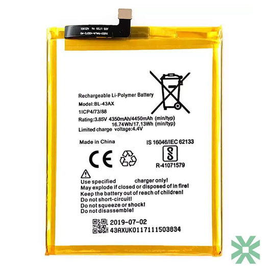 Infinix ZERO 6 (X603B) Uyumlu Batarya Pil  4350 mAh (BL-35BX)