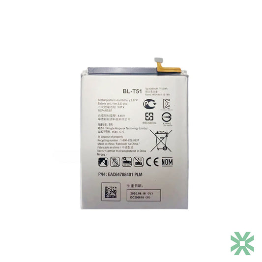 LG K62 LMK525H Uyumlu Batarya Pil BL-T51 4000 mAh