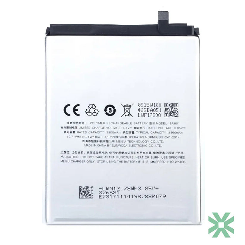 Meizu E3 (M851M, M851Q) Uyumlu Batarya Pil 3360 mAh (BA851)